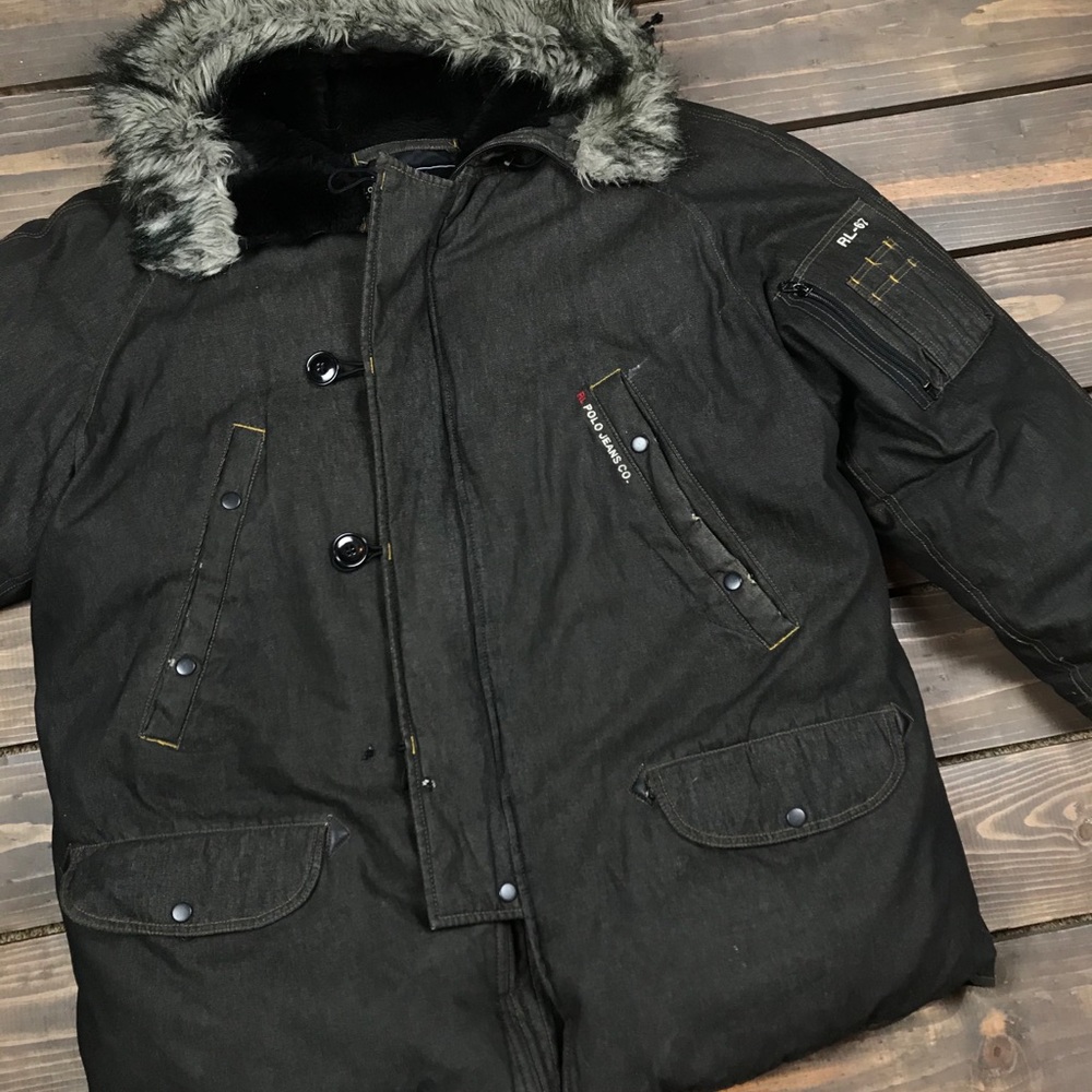 Polo Jeans Co. Ralph Lauren Fur Coat - Picture 10 of 10